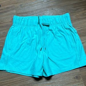 Women’s green athletic works shorts, size x-small (0-2)